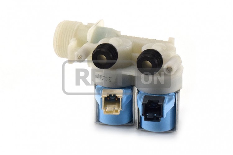Клапан пральної машини для подачі води Indesit, Ariston C00110333 (фішки) 2х90 ° (Італія, ELBI)