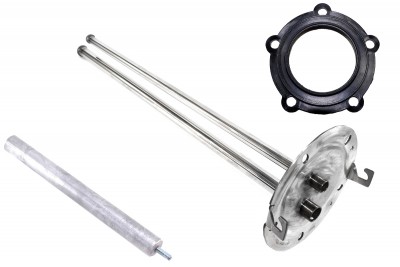 Комплект для ремонту бойлера Ariston 65119477 (D=125 мм, L=450/480 мм) під тен 1500Вт, під датчик 65109670 нержавійка