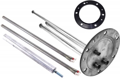 Комплект для ремонту бойлера Electrolux 50266820005 (D=167 мм, L=400/400/450 мм) із сухими тенами, нержавійка