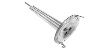 Фланец бойлера Ariston 65119477 (D=125 мм, L=340/340/400 мм) со смещением трубок, нержавейка