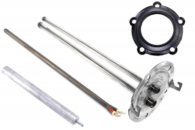 Комплект для ремонту бойлера Ariston 65119477 (D=125 мм, L=450/480 мм) під тен 1500Вт, під датчик 65109670 із сухим теном, нержавійка