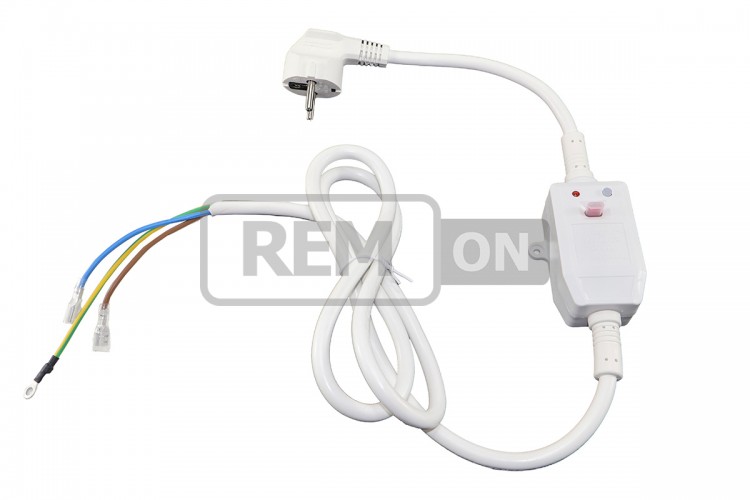 Мережевий кабель з ПЗВ для бойлера 16А/30 mA 220V Китай