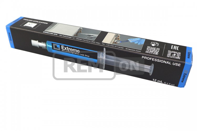 Герметик для усунення витоку фреону "стоп-течія" Errecom Extreme TR1062.L.J9.S2 12ml R-134a, R-1234