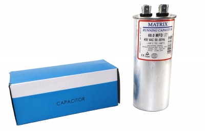 Конденсатор CBB65 60 мкФ 450V, металевий