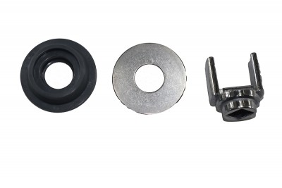 Муфта запобіжна м'ясорубки Kenwood KW715989, d=19/15 мм, h=27 мм (комплект - муфта, шайба, втулка)