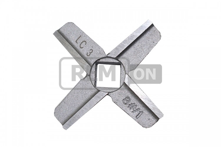 Ніж м'ясорубки Gorenje MG2000, MG2500, MMC1500AL, 280547, Kenwood (D=55.5 мм, товщ.= 10 мм, квадрат = 10 мм)