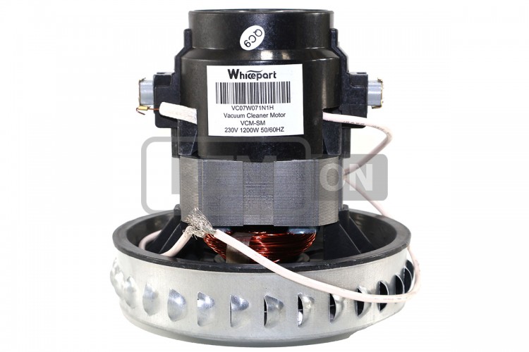 Двигун пилососа Whicepart VC07W071N1H VCM-SM 1200W (D=117 мм, H=120 мм)
